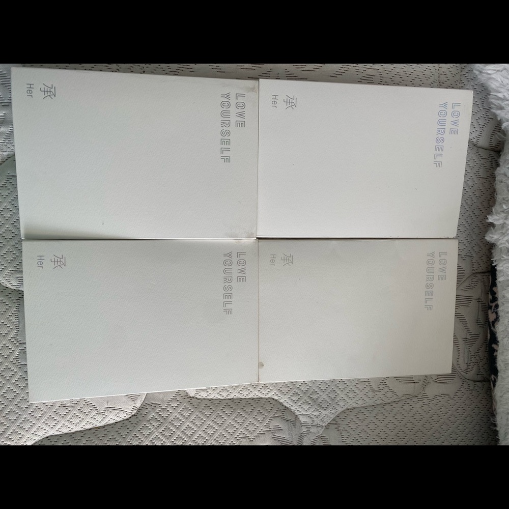 BTS love yourself her albums